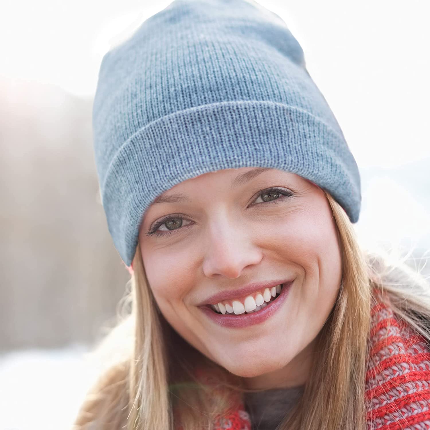 NPQQUAN 3 Packs Unisex Beanie Hats for Men Women Winter Knit Beanies - Image 2